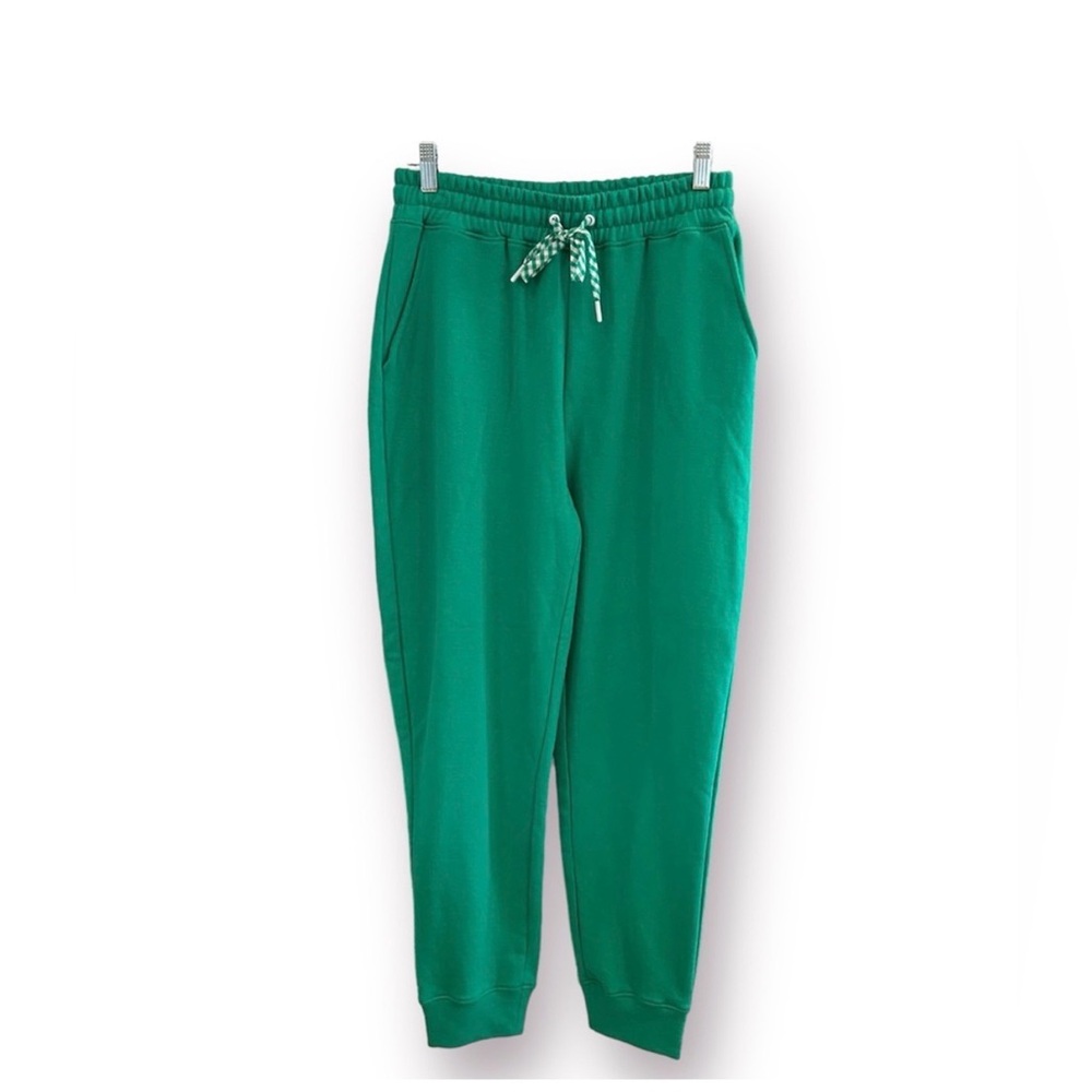 crown & ivy Emerald Green Drawstring Joggers